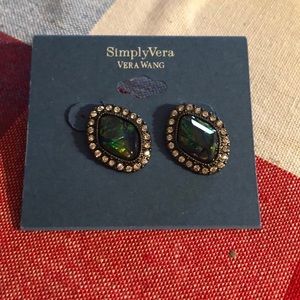 Simply Vera Vera Wang Marquise Halo Stud Earrings